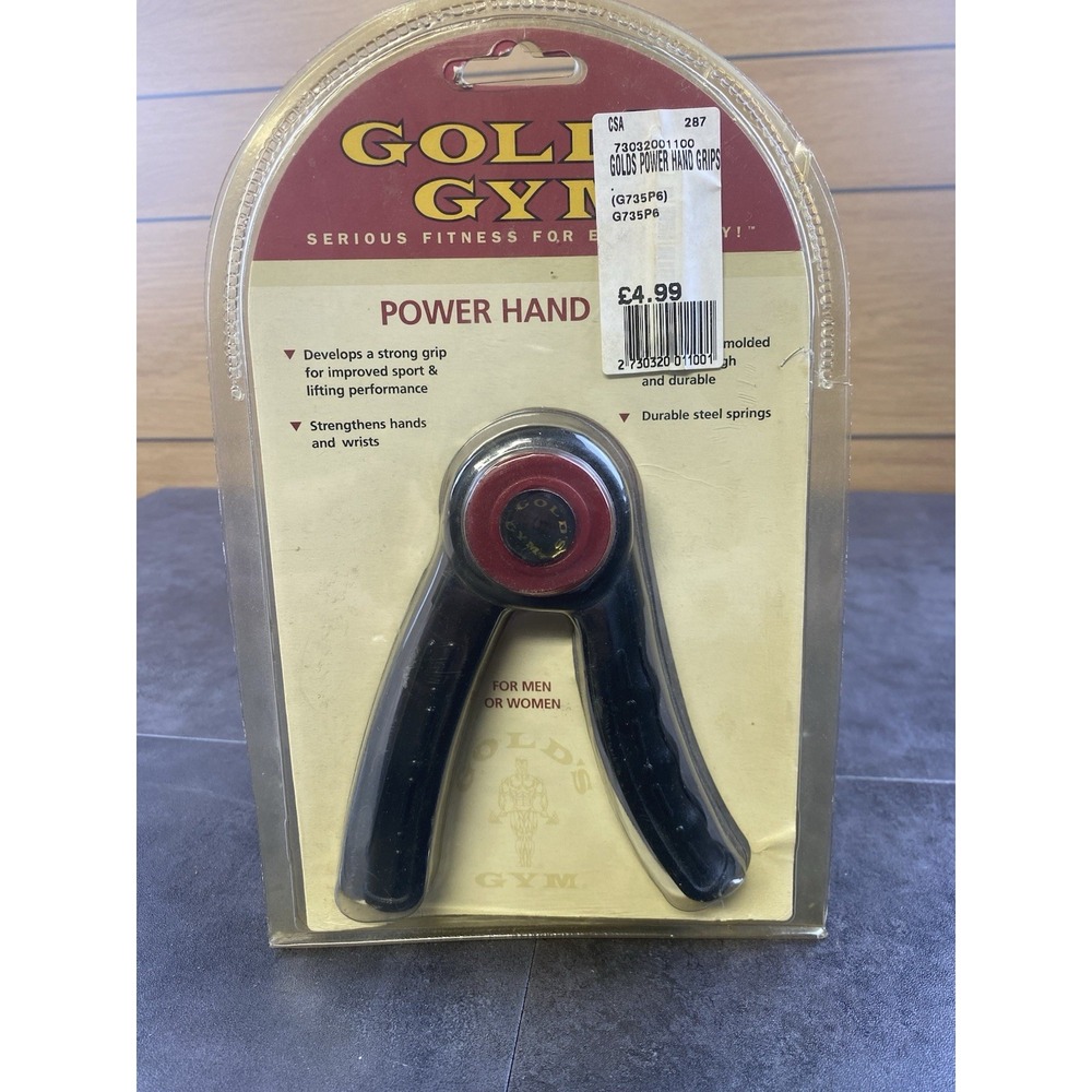 Gold's Gym Power Set of Hand Grips New in Box